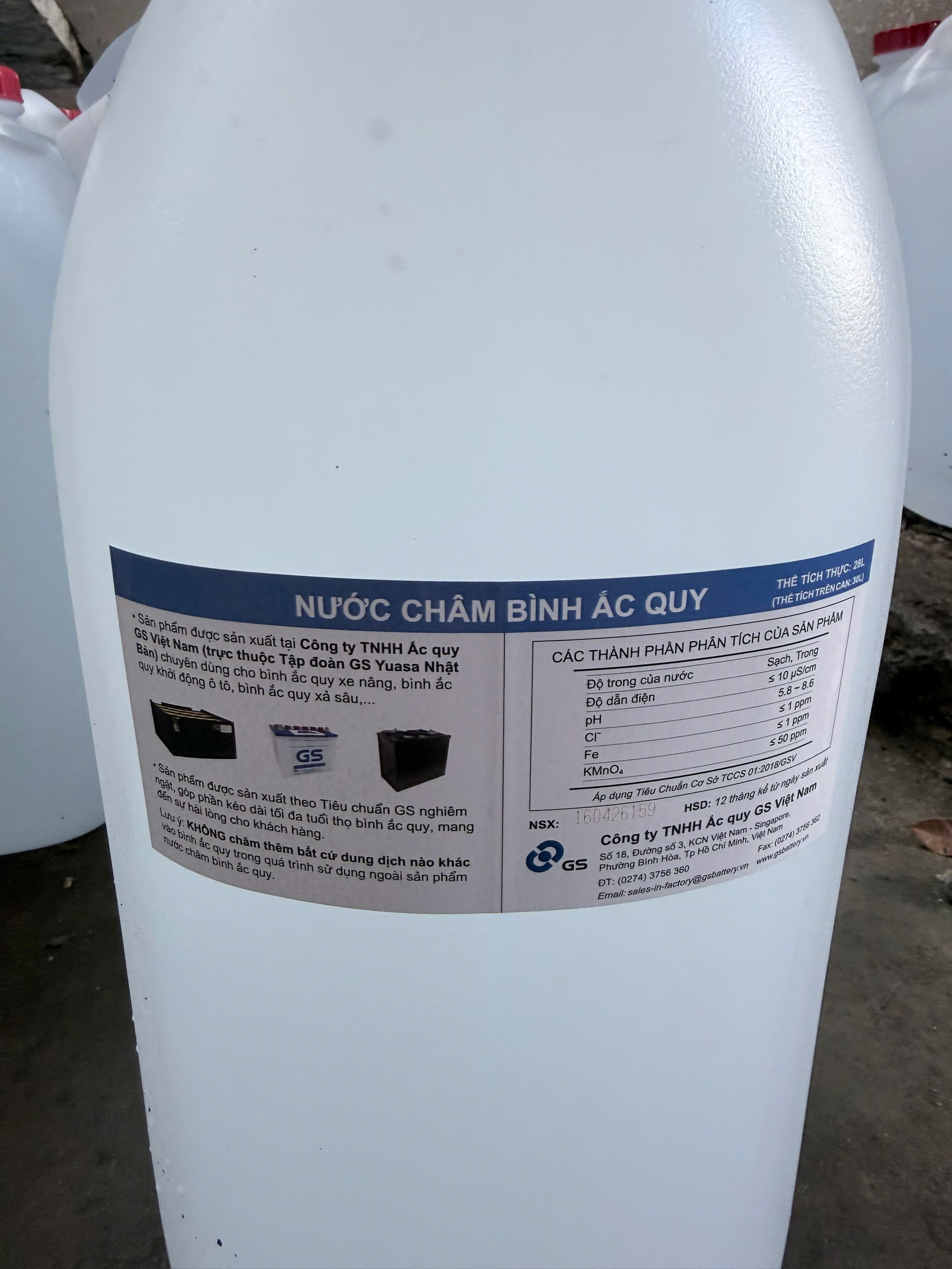 NƯỚC CẤT CHÂM BÌNH ẮC QUY GS – GIẢI PHÁP BẢO VỆ ẮC QUY HIỆU QUẢ THEO TIÊU CHUẨN NHẬT BẢN 3 NƯỚC CẤT CHÂM BÌNH ẮC QUY GS – GIẢI PHÁP BẢO VỆ ẮC QUY HIỆU QUẢ THEO TIÊU CHUẨN NHẬT BẢN - Ảnh 3